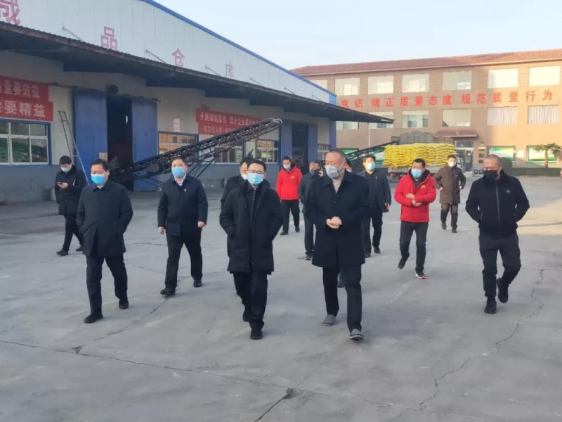 縣長申琳調(diào)研旭瑞集團(tuán)疫情防控、復(fù)工復(fù)產(chǎn)情況！